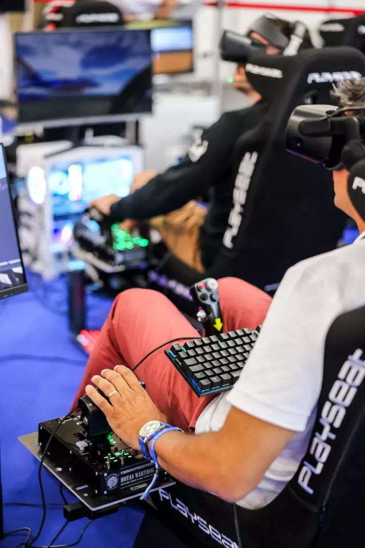 Hall 1, Patrouille de France virtuelle